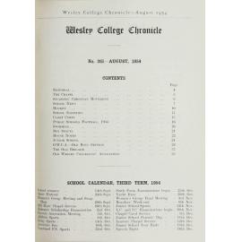 Chronicle 1954 No_261 August