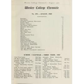Chronicle 1965 No_294 August
