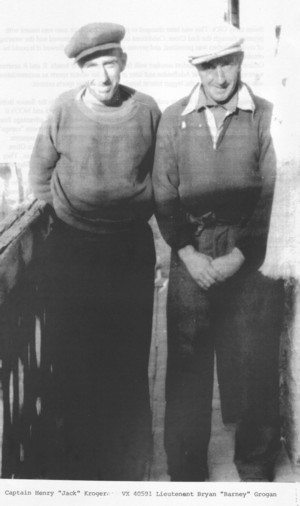 wartime photo with Lt Grogan