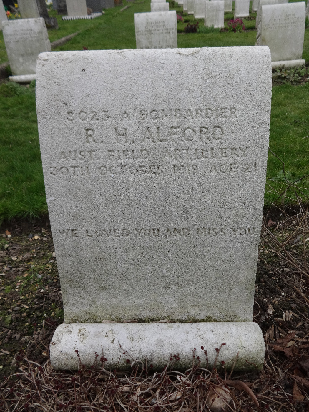 Alford, Roy Hensley OW(1911)