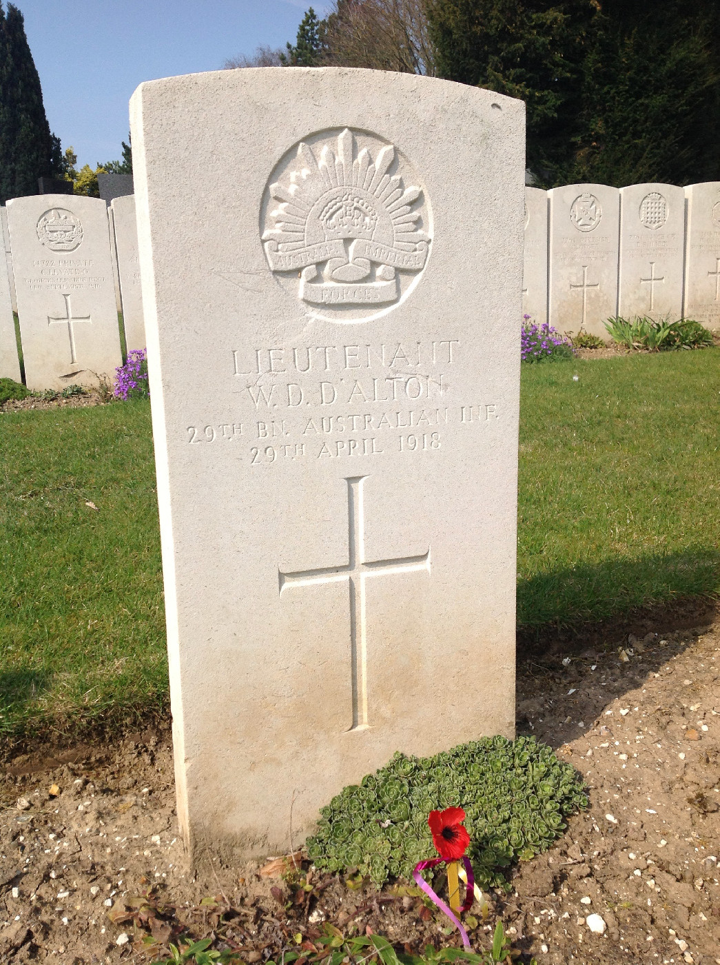 D'Alton, William Denholm OW(1899)