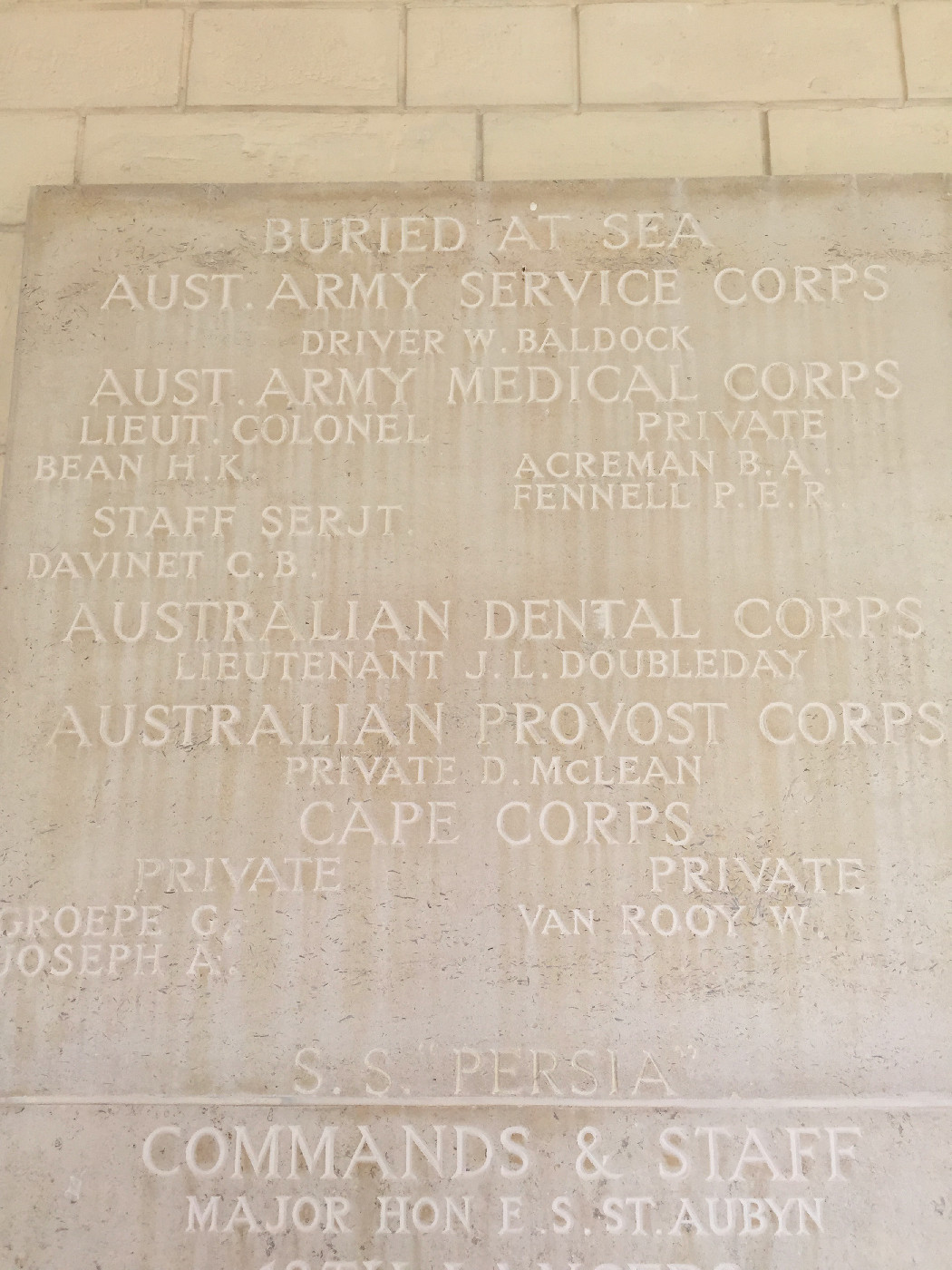 Doubleday, Jack Lindsay OW(1906)