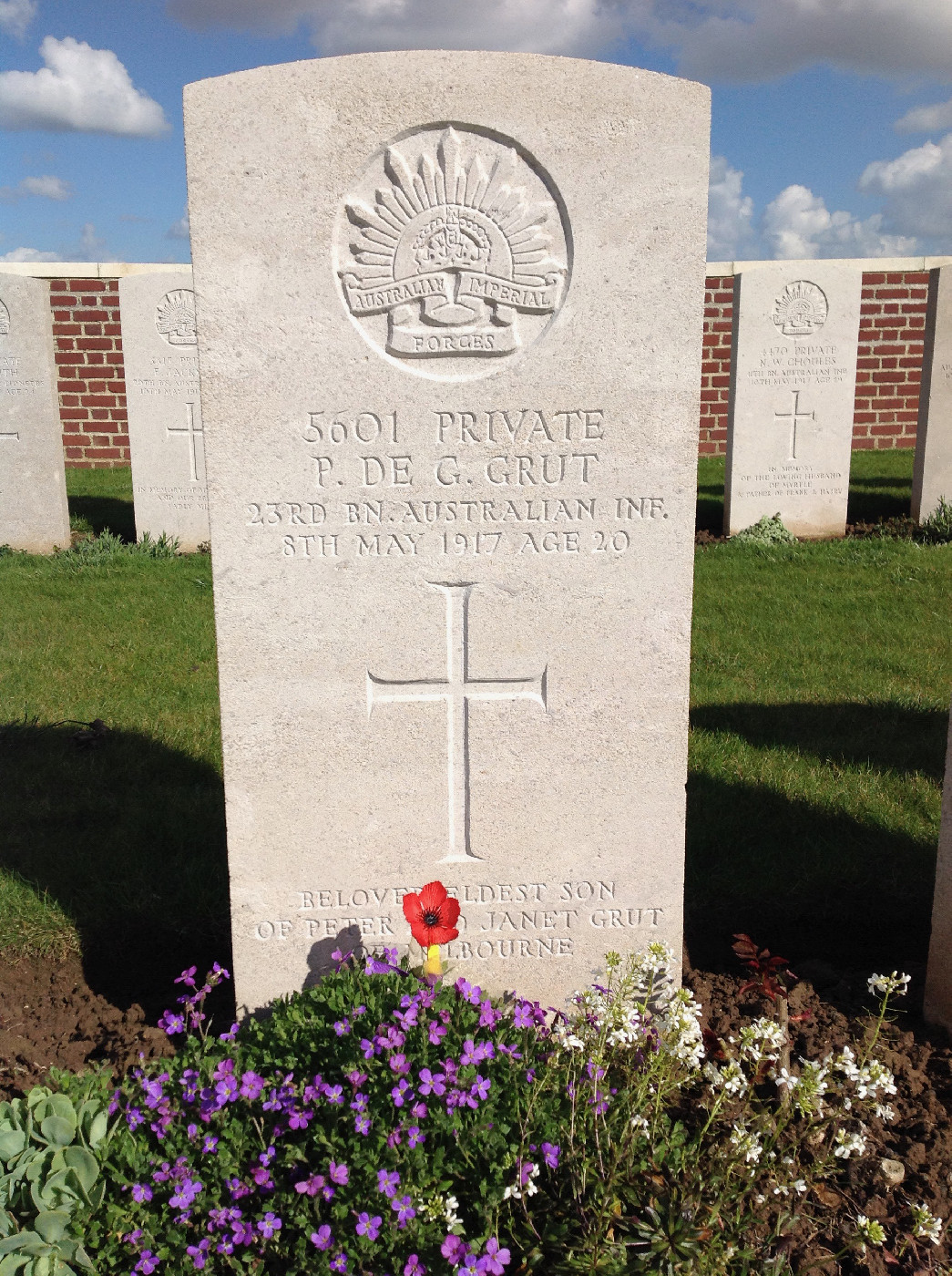 Grut, Peter de Guernsey OW(1911)