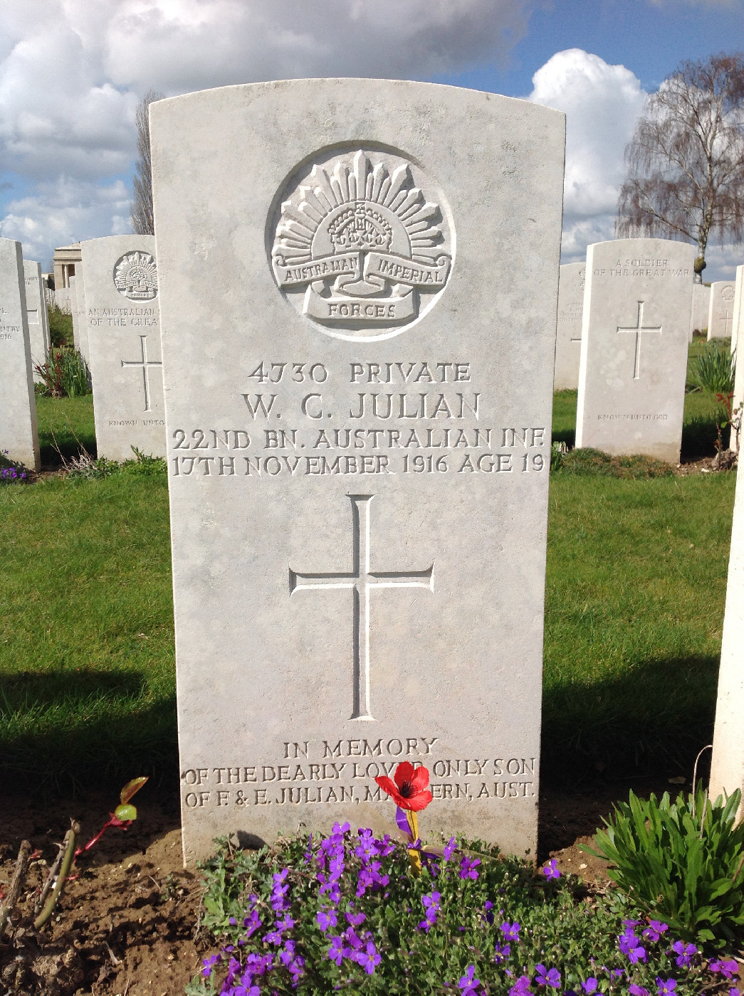 Julian, Wallace Crewe OW(1911)