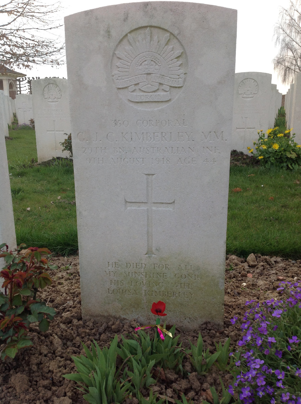 Kimberley, George Joseph Cook OW(1888)