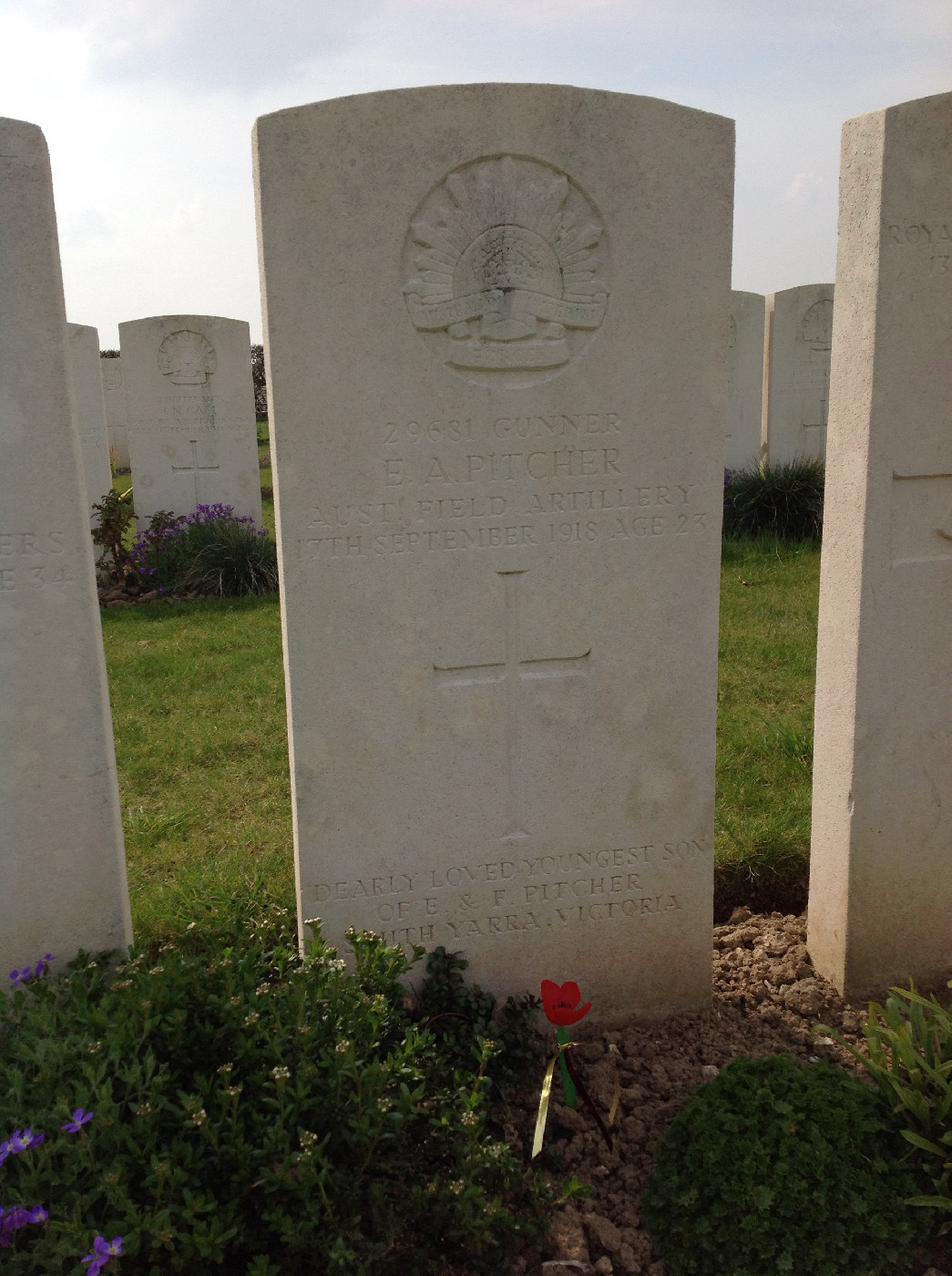 Pitcher, Ernest Arthur OW(1908)