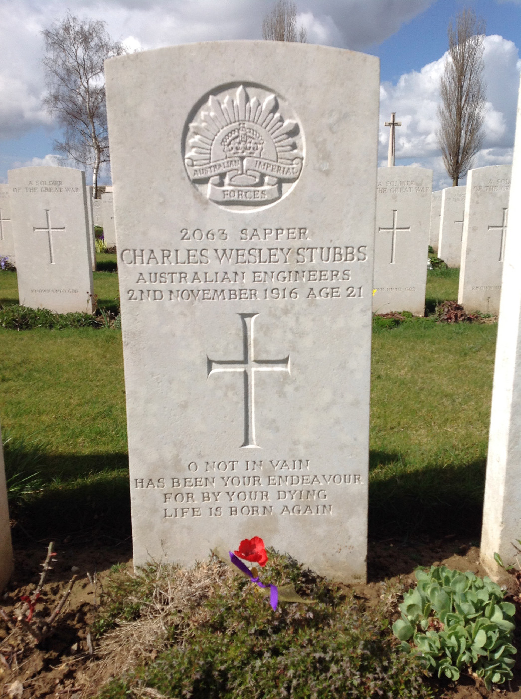 Stubbs, Charles Wesley OW(1910)