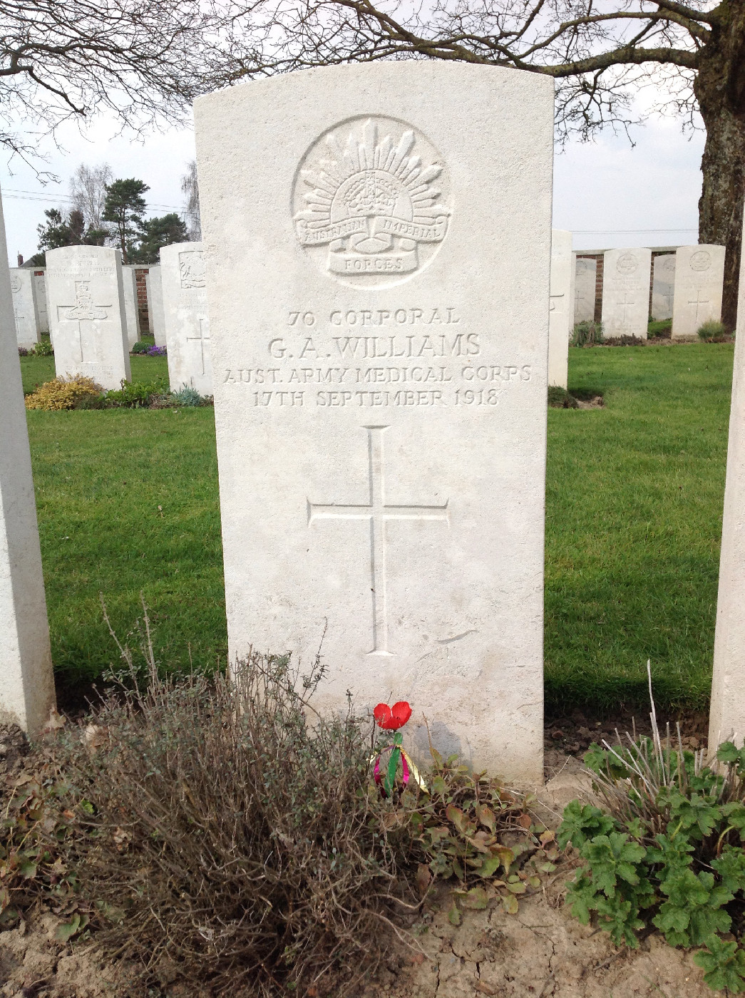 Williams, George Alfred OW(1912)