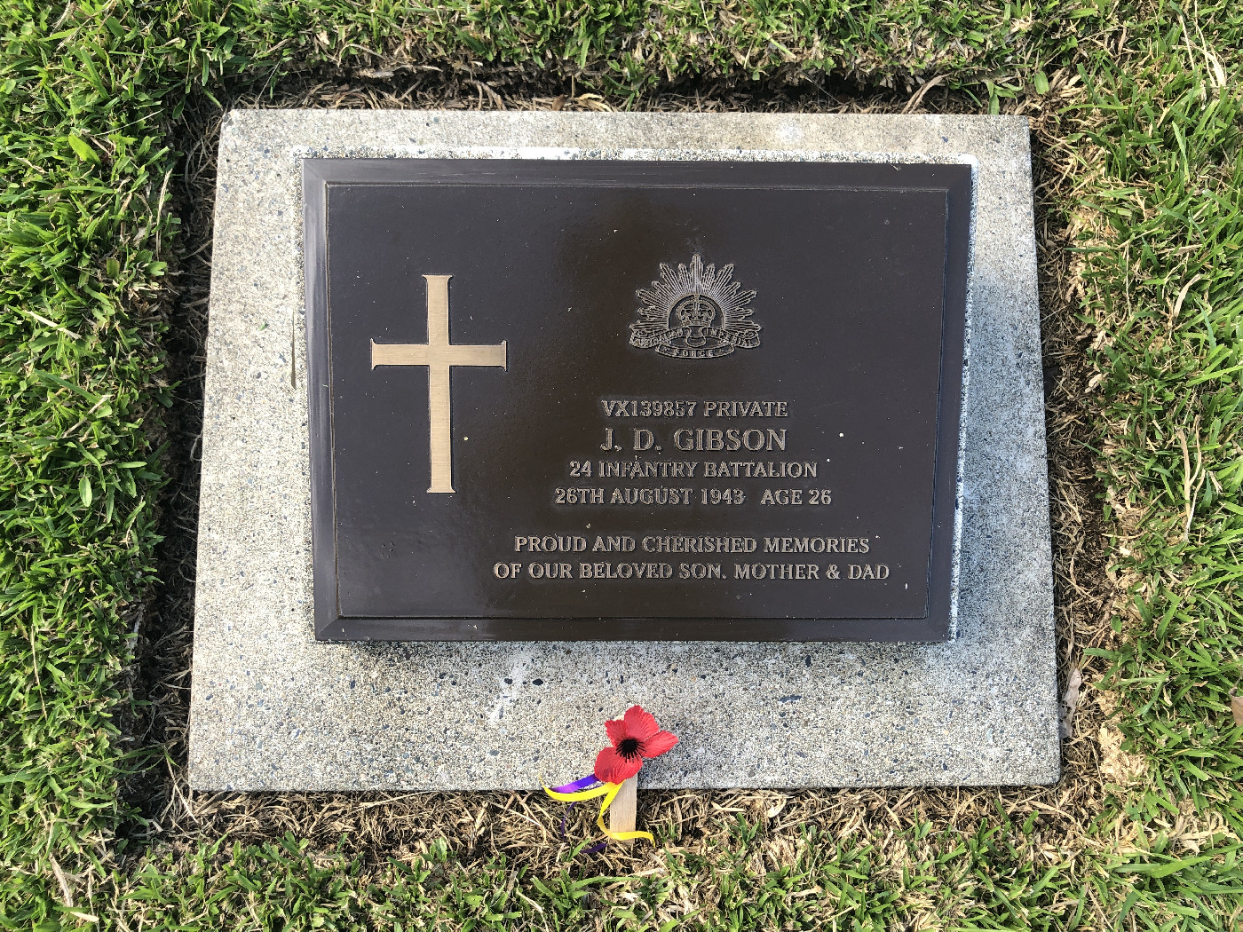 Gibson, John Durrant OW(1933)