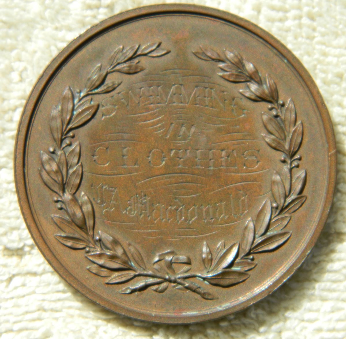 Swimming in Clothes 
CA MacDonald 1879