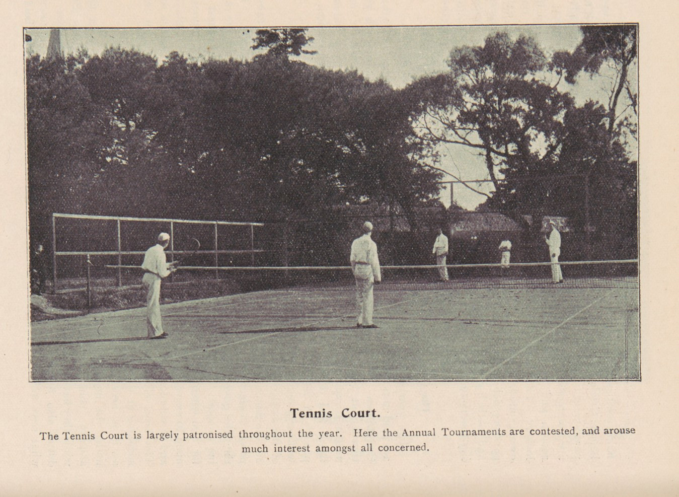 Tennis court 1904