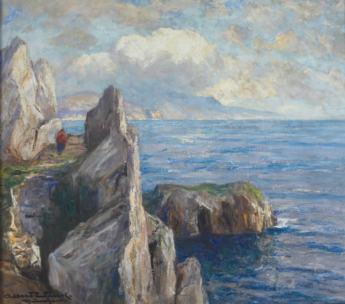 Albert Wenk, Figure on the Coast